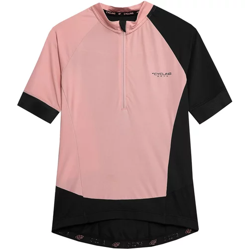 4f Tehnička sportska majica roza / crna