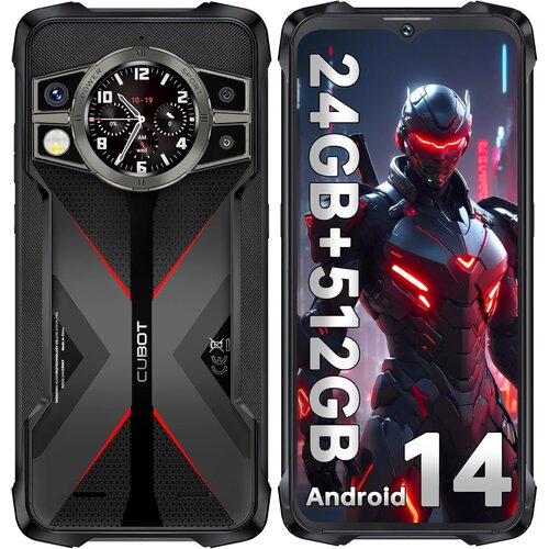 Cubot pametni robustni telefon Kingkong 9 6.58" 12GB+512GB dual sim 4G , črna, (21821920) Cene