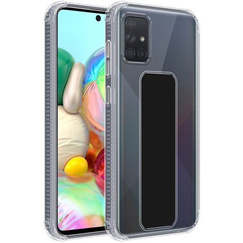 Cadorabo Case, združljiv s Samsungom v črnem - za&scaron;čitnem pokrovu, narejen iz fleksibilnega silikona TPU z držalom in funkcijo stojala, (20593206) Cene