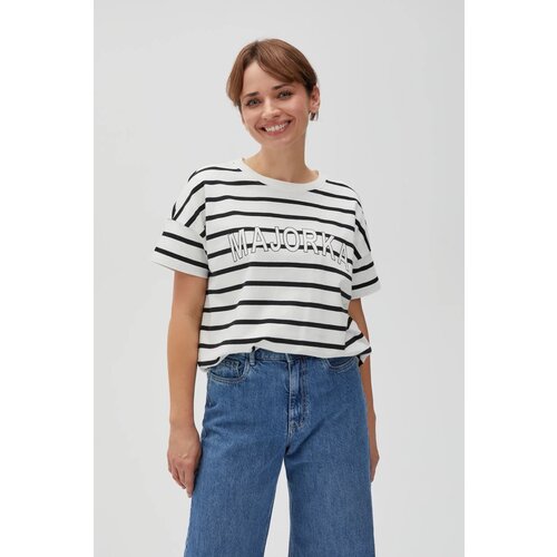 Marisse Women's Sweatshirt L-Bl-4601 Off White Cene