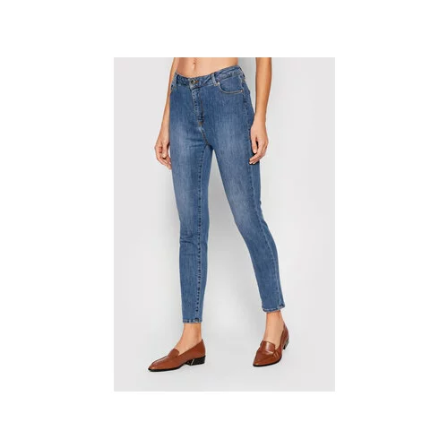 Trussardi Jeans hlače 56J00150 Modra Skinny Fit