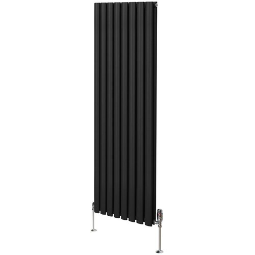 Monster ovalni stebrični radiator in ventili - 1600 mm x 480 mm – črn, (21569743) Cene