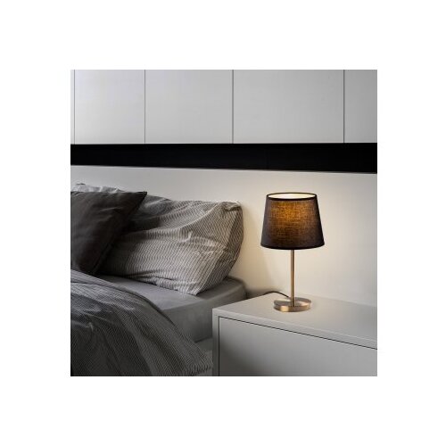 Opviq Stona lampa 5104, 21x21x39 cm, IP20, Crna i zlatna boja Slike