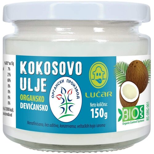 Lucar Kokosovo ulje LUČAR organsko 150g Cene