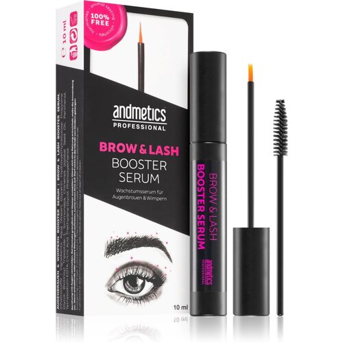 Andmetics Professional Brow &amp;amp; Lash Booster Serum stimulativni serum za rast tepavica i obrva 10 ml Slike