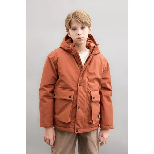 Defacto Boy Water Repellent Hooded Coat