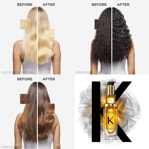 K&amp;eacute;rastase Elixir Ultime L&amp;#039;huile Originale ugodno pakiranje za sijaj in mehkobo las 2x75 ml Slike