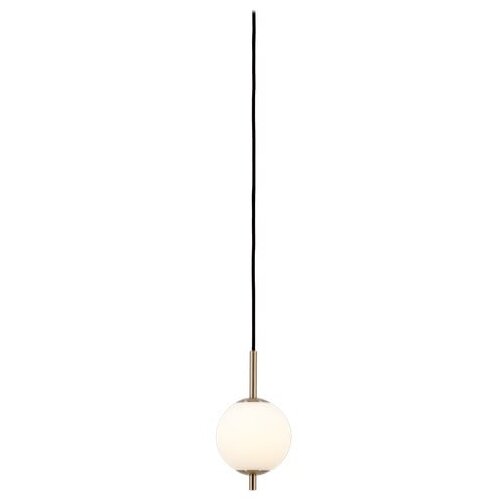 UMAGE Medeninasta kovinska LED viseča svetilka s steklenim senčilom &amp;oslash; 12 cm Audrey &amp;ndash; Slike