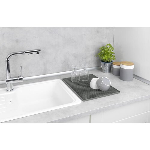Wenko Siva gumijasta odcejalna podloga 40x30 cm Maxi &amp;ndash; Slike