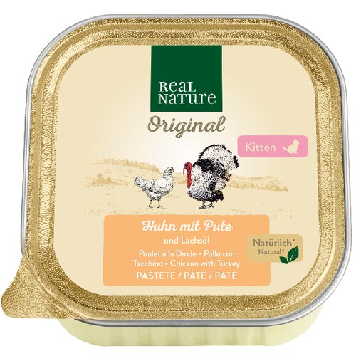 Real Nature Cat Kitten pa&scaron;teta piletina i puretina 100 g Cijene
