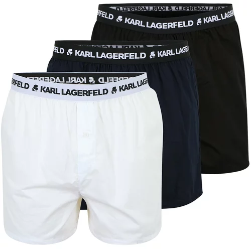 Karl Lagerfeld boksarice nočno modra / črna / bela