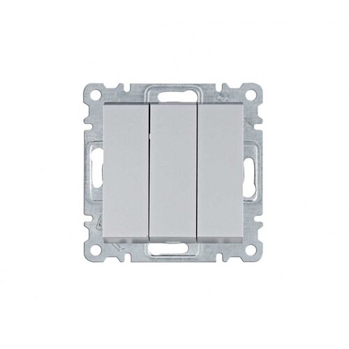 HAGER prekidač obični 10A 3S lumina sivi WL0072 Slike