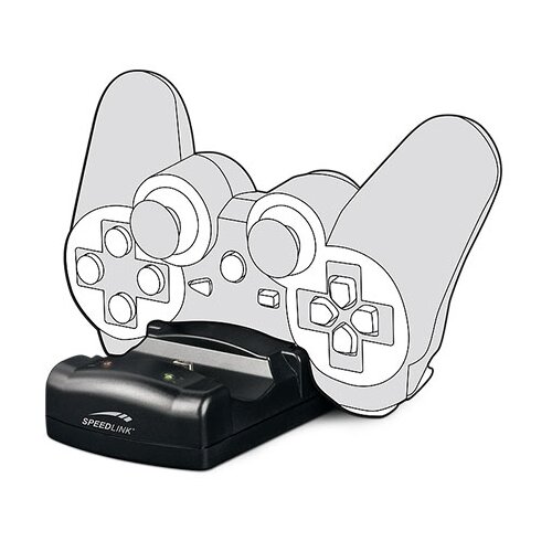 Speedlink JAZZ stanica za punjenje dva PS3 gamepada, black SL-440001-BK Cijene