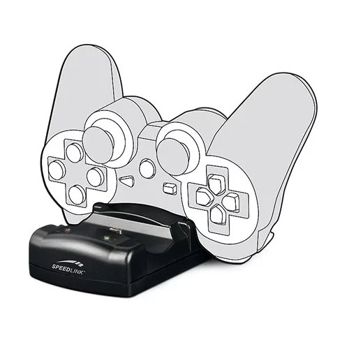 Speedlink JAZZ stanica za punjenje dva PS3 gamepada, black SL-440001-BK