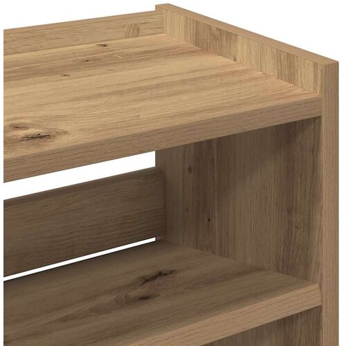 VidaXL stalak za cipele boja hrasta 80x25x61,5 cm konstruirano drvo Slike