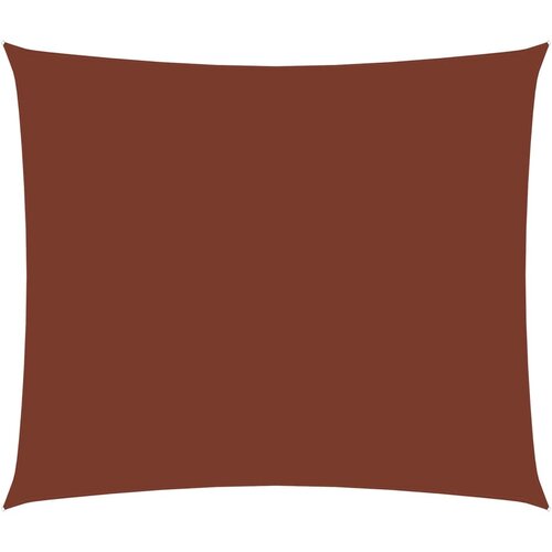 vidaXL Senčno jadro oksford blago pravokotno 2,5x4,5 m terakota Cene