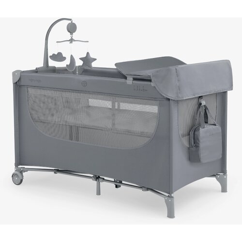 Kikka Boo Krevetac Nighty Night premium 2 nivoa sa rancem i pultom Grey Cene