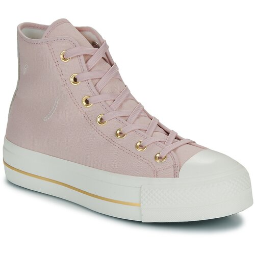 Converse CHUCK TAYLOR ALL STAR LIFT PLATFORM TAILORED LINES Ružičasta Slike