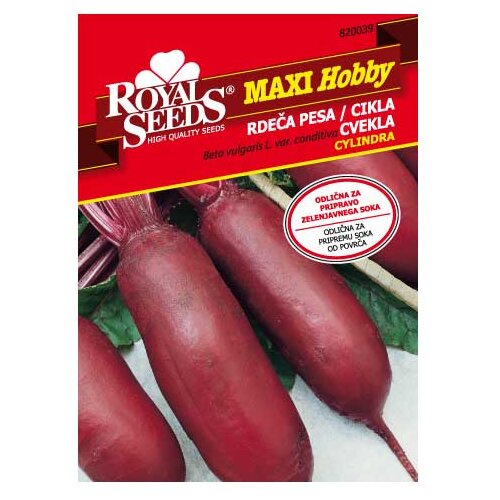 ROYAL SEEDS Sjeme povrća MAXI HOBBY 39 CIKLA CYLINDRA Cijene