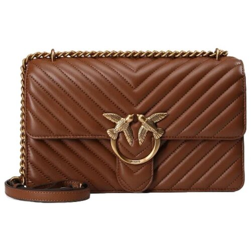 Pinko Torbe za čez ramo LOVE ONE CLASSIC DC SHEEP Kostanjeva Slike