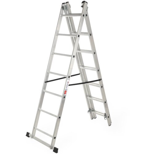 KADAX aluminijasta lestev univerzalna 3x7 zložljiva dvostranska močna + kavelj, (5000346206) Cene