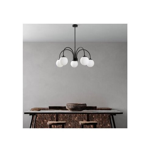 Opviq Luster Sferis-13935, 70 cm, IP20, Crno-bijela Cene
