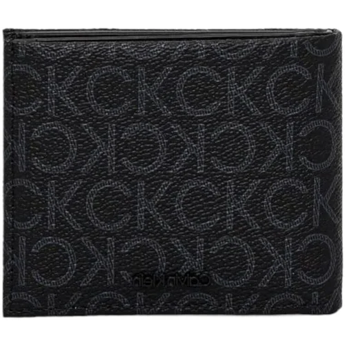 Calvin Klein Jeans Denarnice CK MUST MONO BIFOLD 5CC W/COIN K50K512296 Črna