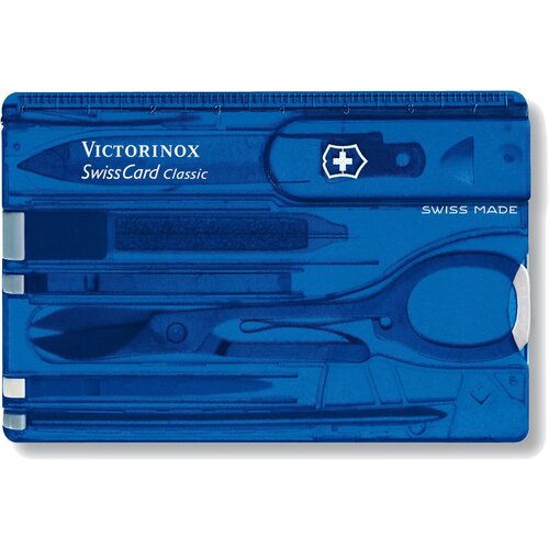 Victorinox SwissCard Blue Transparent Slike