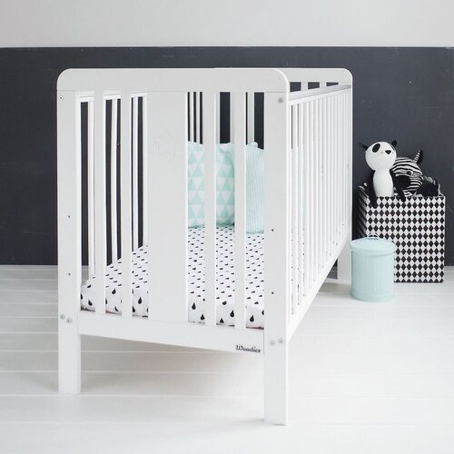 Woodies krevetić Star Cot - White Cene