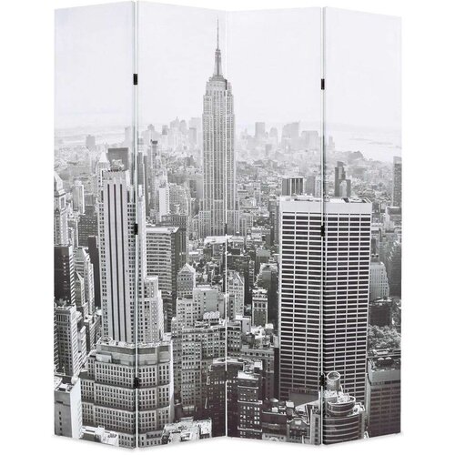  Sklopiva sobna pregrada sa slikom New Yorka danju 160 x 170 cm Cijene