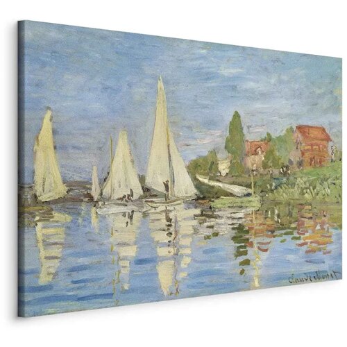  Slika - Claude Monet &ndash; Regattas at Argenteuil 60x40 Na talijanskom platnu Cijene