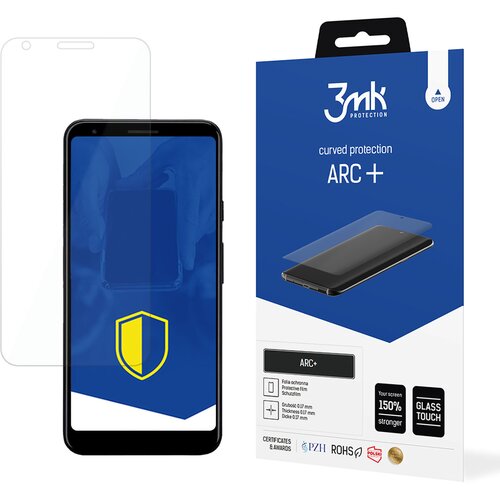3mk ARC+ ZA&amp;Scaron;ČITA ZA EKRAN ZA GOOGLE PIXEL 3A XL OVITEK IZ KALJENEGA STEKLA, (21975790) Slike