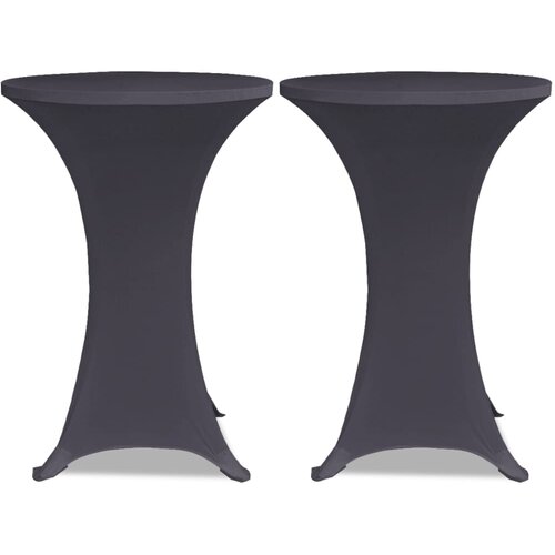 Maison Chic Prevleka za zunanjo pohi&amp;scaron;tvo - Raztegljiva Prevleka za Mizo 2 kosa 80 cm Antracitna, (21795238) Slike