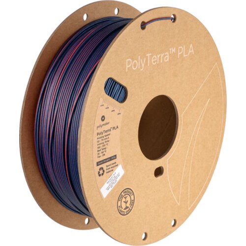 Polymaker PolyTerra PLA Dual Mixed Berries Red-Dark Blue Slike