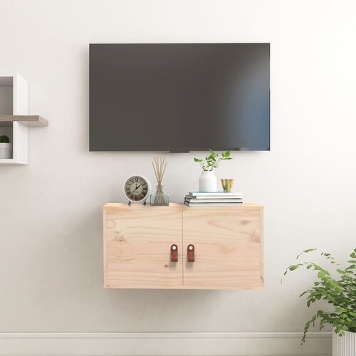 vidaXL Stenska omarica 60x30x30 cm trdna borovina Cene