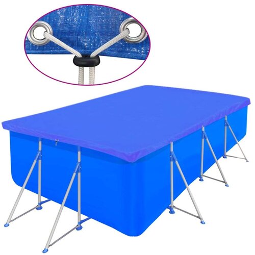 vidaXL Navlake za bazen 2 kom PE pravokutne 90 g/m&sup2; 400 x 207 cm Cijene