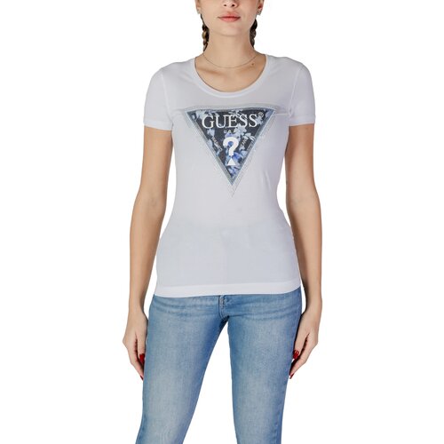 Guess SS CN TRIANGLE FLOWER W5RI00 J1314 Bijela Slike