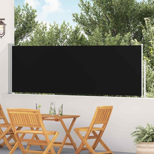  Uvlačiva bočna tenda za terasu 100 x 500 cm crna Cijene