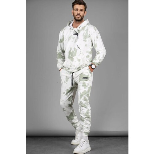Madmext Sports Sweatsuit Set - Green - Relaxed fit Cene