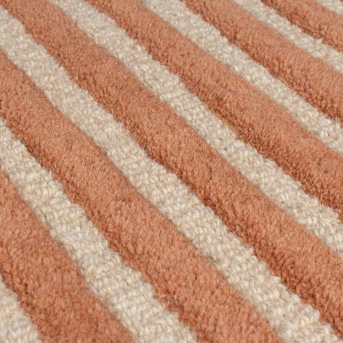 Flair Rugs Ročno tkana volnena preproga v barvi terakote 200x290 cm Lozenge Terracotta &amp;ndash; Slike
