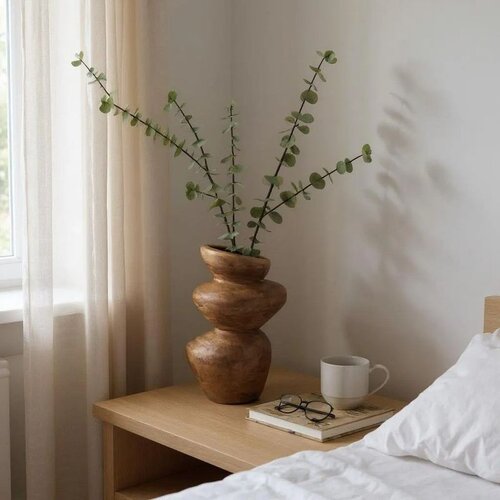 WALLXPERT luma - brown brown decorative pot Cene