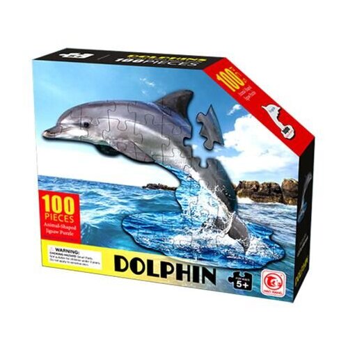 Pertini Delfin 100 delova 1039680-Puzzle u obliku životinje Cene