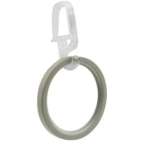 EXPO AMBIENTE Ravni prsten za zavjese (Boja bjelokosti, Prikladno za: Šipke za zavjese Ø 20 mm, 10 Kom.)