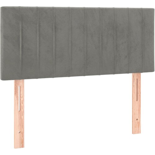  LED uzglavlje svjetlosivo 100x5x78/88 cm bar&amp;scaron;unasto Slike