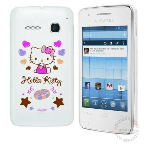 Alcatel One Touch S'Pop 4030X Dual SIM Hello Kitty mobilni telefon Slike