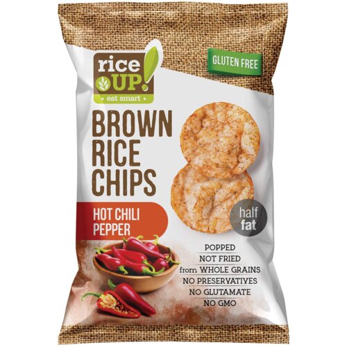 Rice Up čips od pirinča čili gf 60g Cene