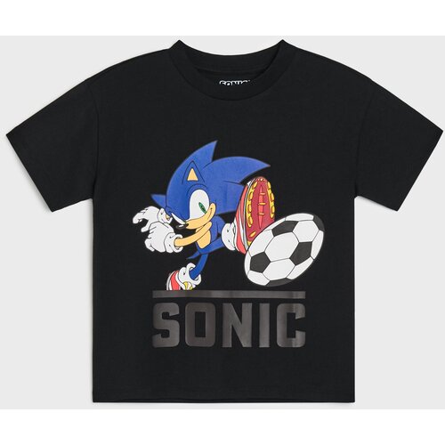Sinsay Pamučna loose majica s printom Sonic the Hedgehog Slike