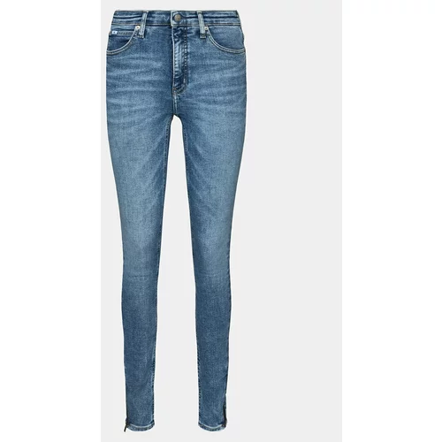 Calvin Klein Jeans Jeans hlače J20J222773 Modra Super Skinny Fit