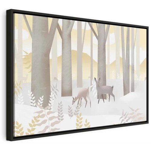  Slika - Fairy-Tale Forest (1 Part) Vertical - Third Variant 120x80 U crnom drvenom okviru Cene