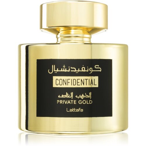 Lattafa Confidential Private Gold parfumska voda uniseks 100 ml Cene